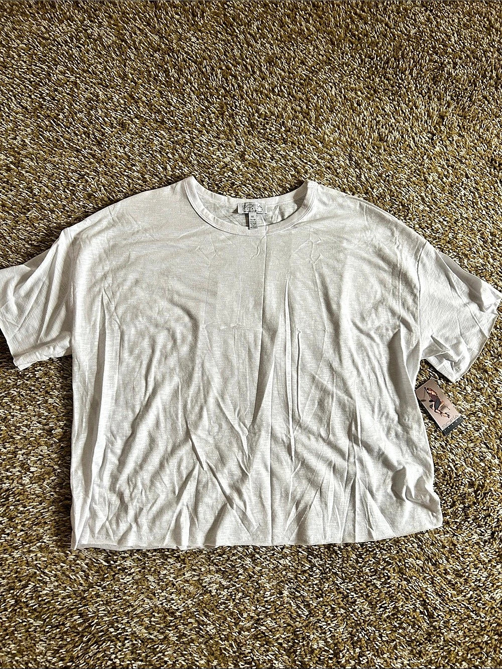Cropped Tee White